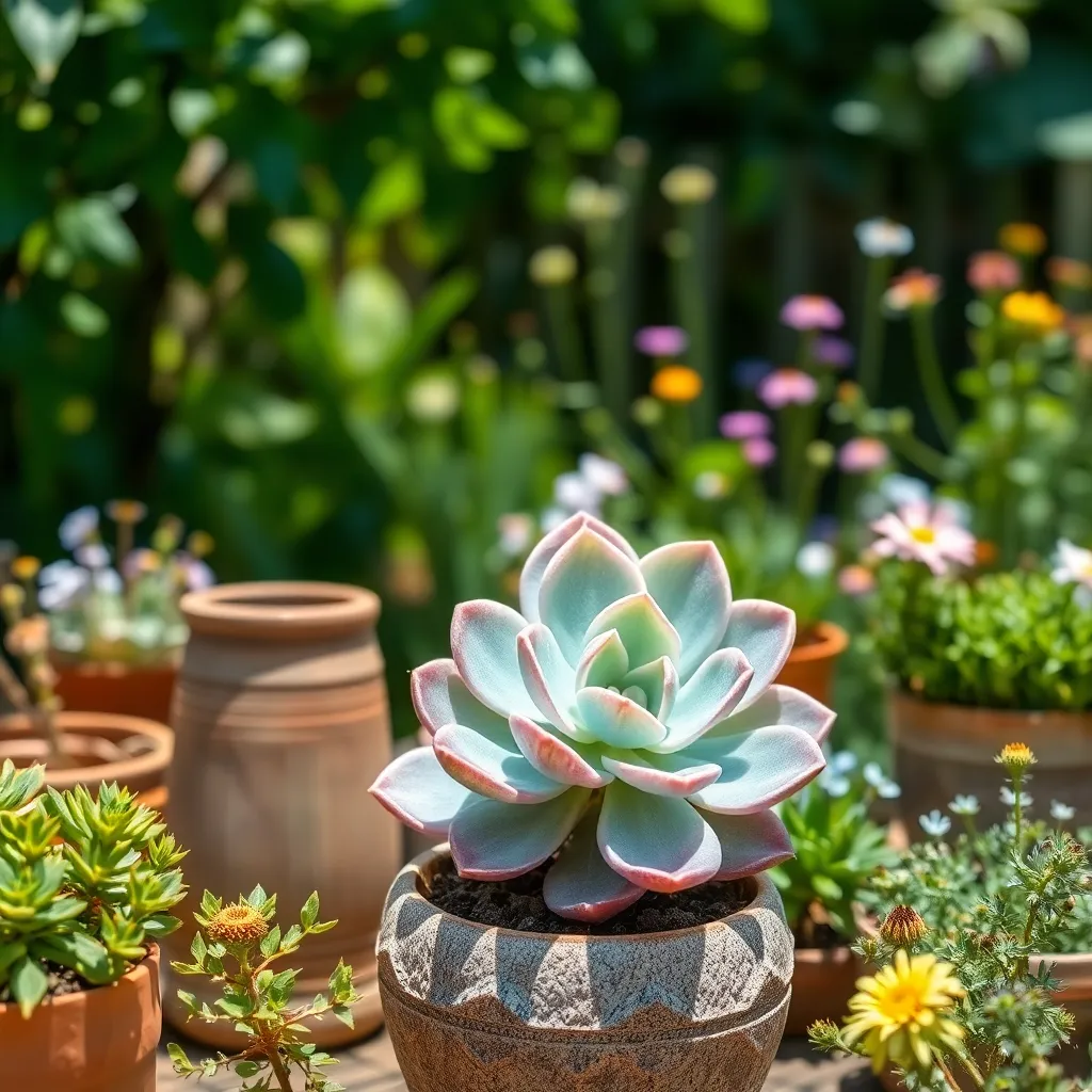 Echeveria 'Lola' (Echeveria derenbergii x Echeveria lilacina)