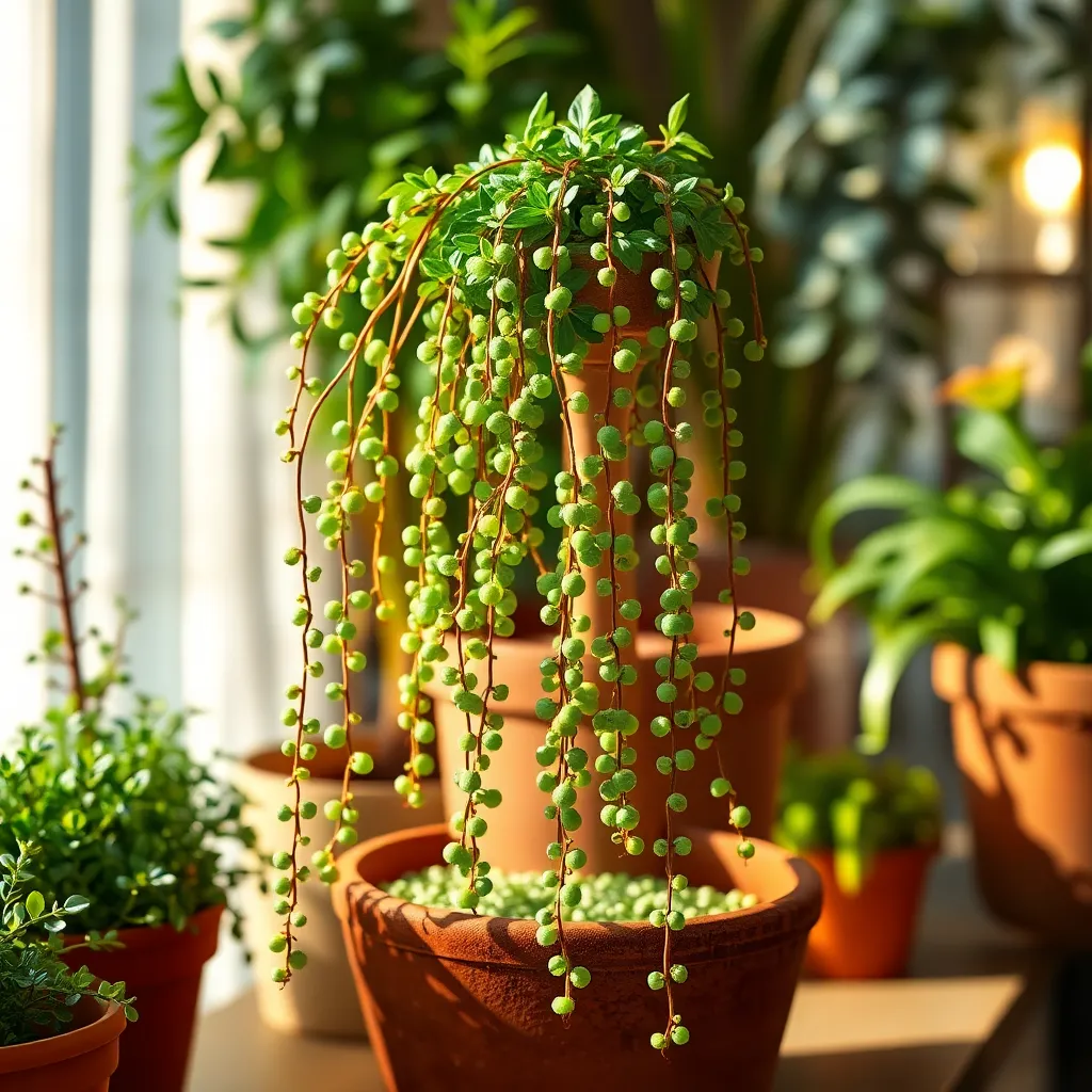 String of Pearls (Senecio rowleyanus)