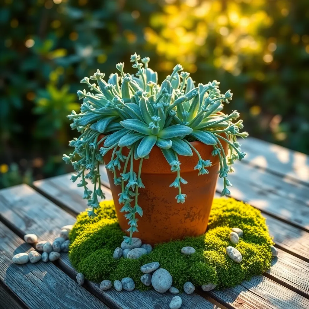 Blue Chalksticks (Senecio serpens)