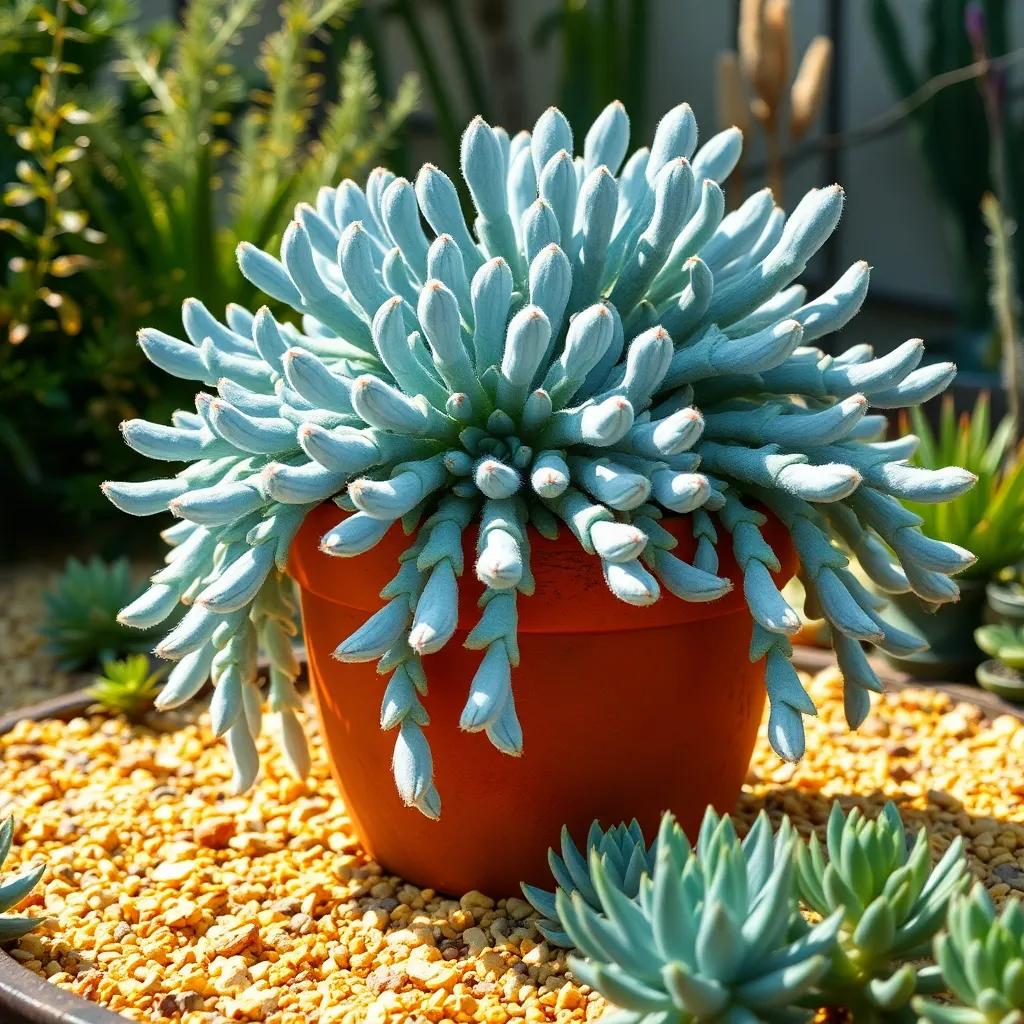 Blue Chalksticks (Senecio serpens)