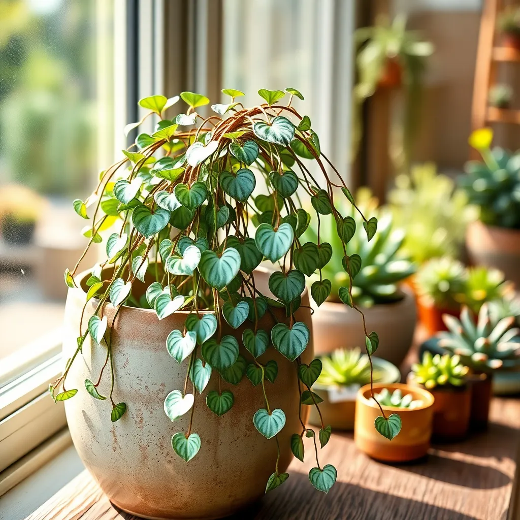 String of Hearts (Ceropegia woodii)