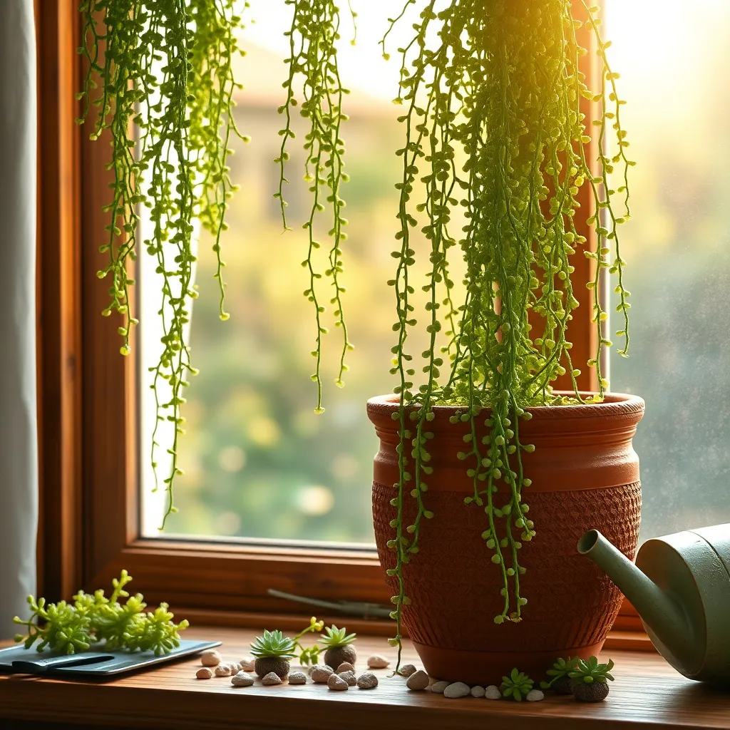 String of Pearls (Senecio rowleyanus)