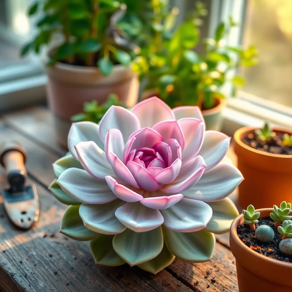 Echeveria 'Lola' (Echeveria derenbergii)
