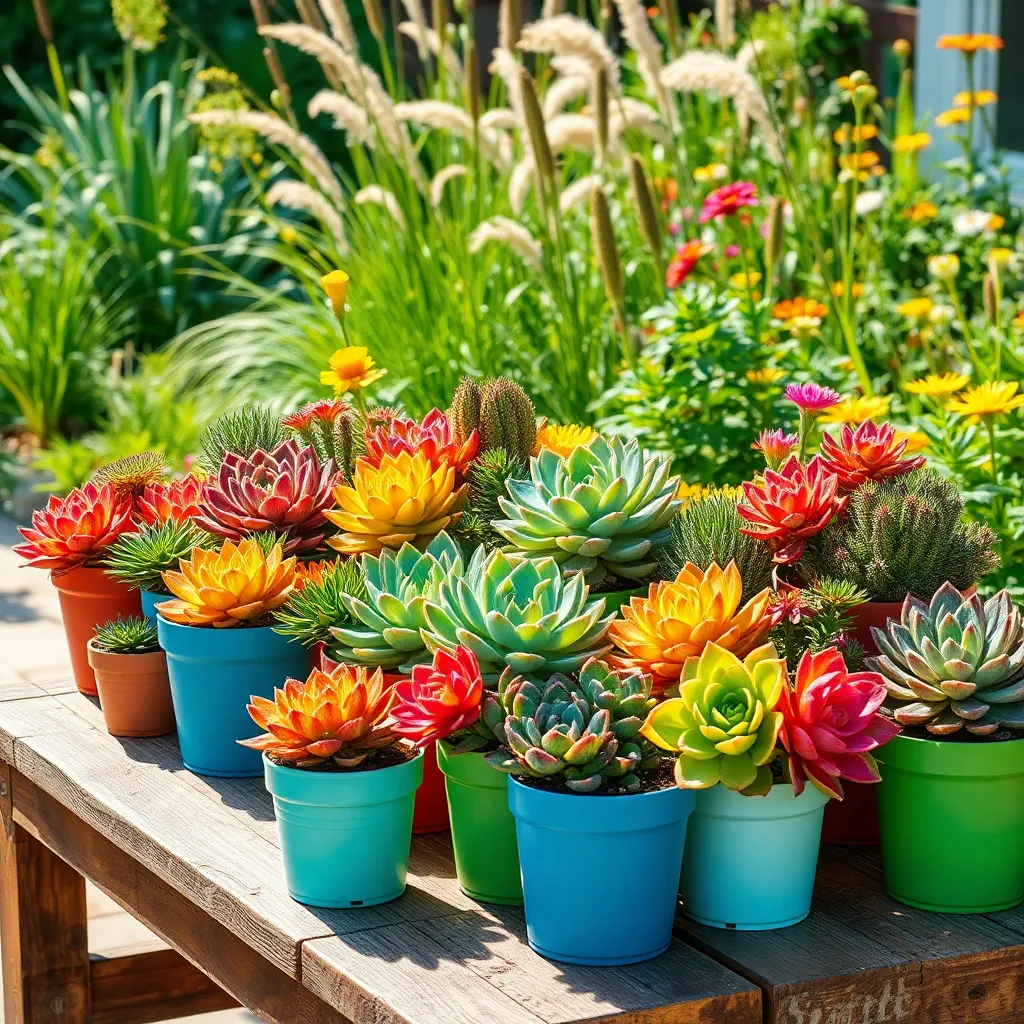 Choosing Succulents for Color