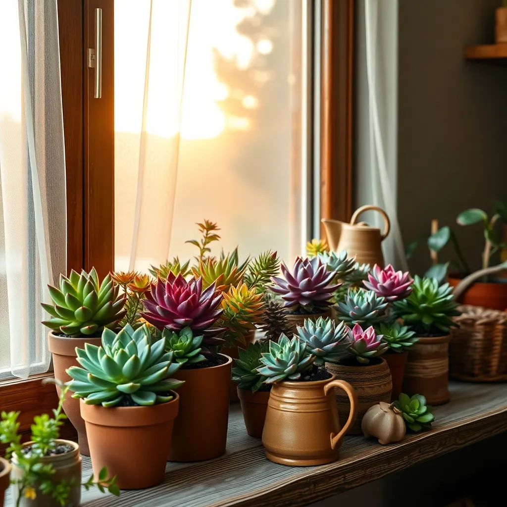Succulents for Indoor Brightening