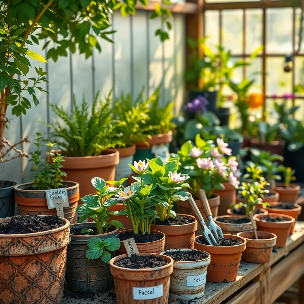 Prepare Soil and Containers