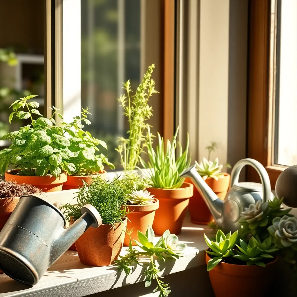 Utilize Window Sills Efficiently