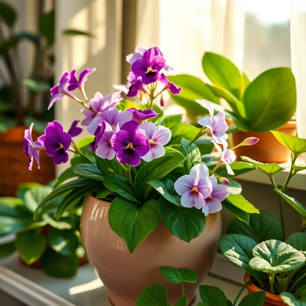 African Violet (Saintpaulia ionantha)