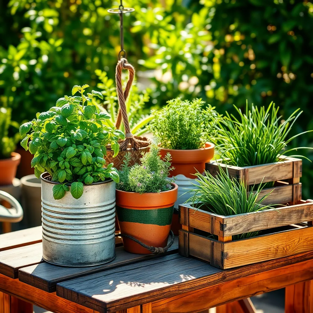Utilize Recycled Containers