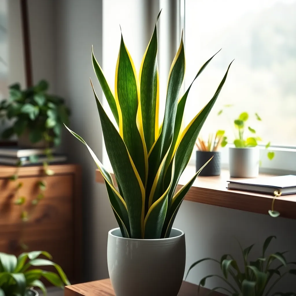 Snake Plant (Air-Purifying Marvel)