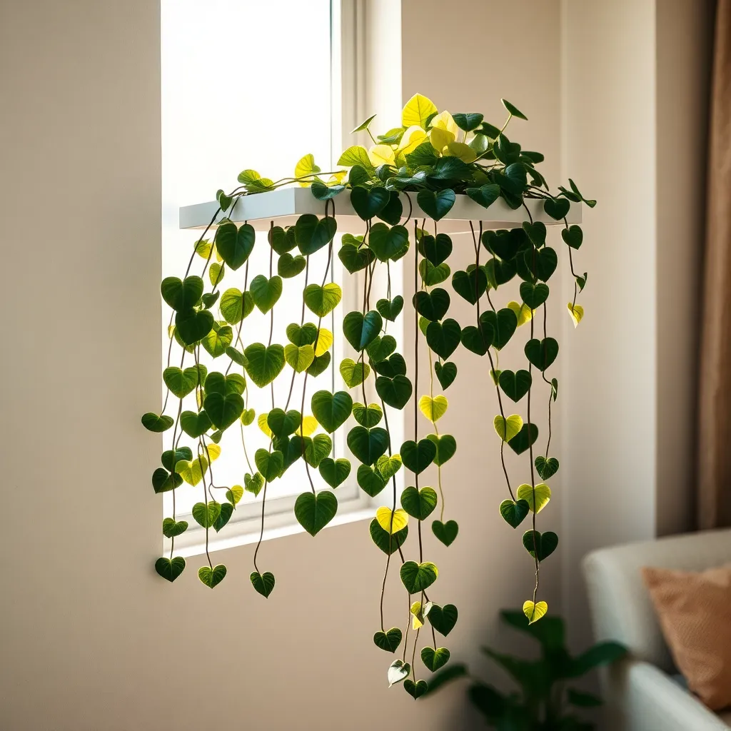 Pothos Vine (Trailing Beauty for Vertical Space)