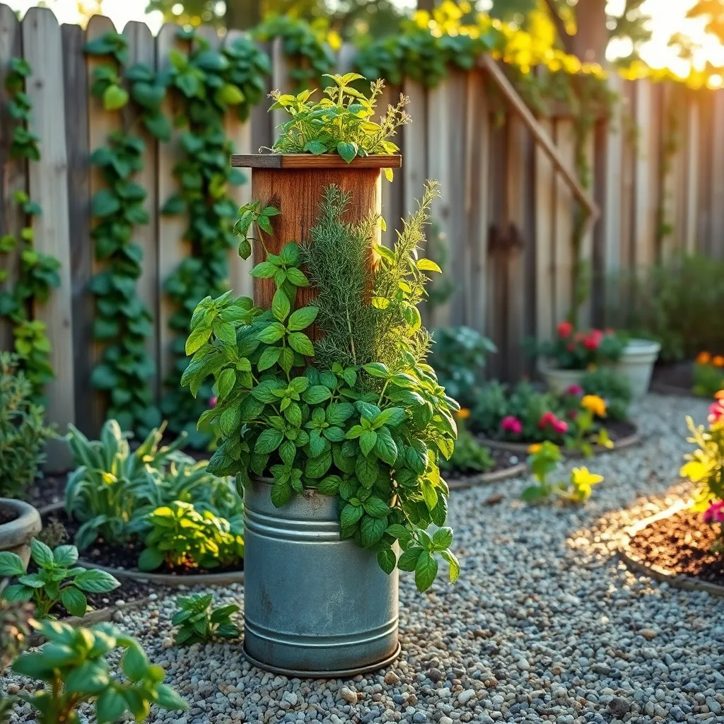 Create a DIY Herb Tower