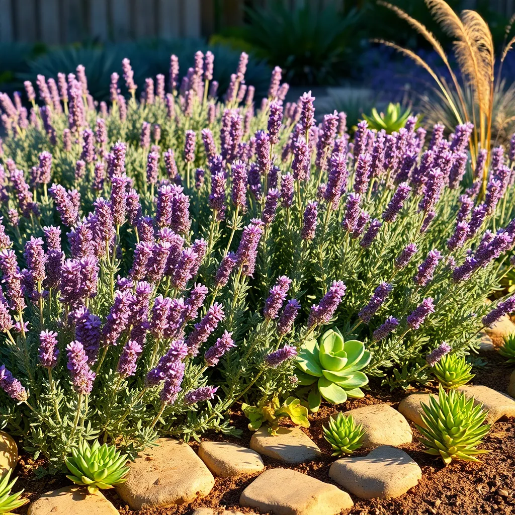 Drought-Resistant Lavender (Fragrant Foliage)