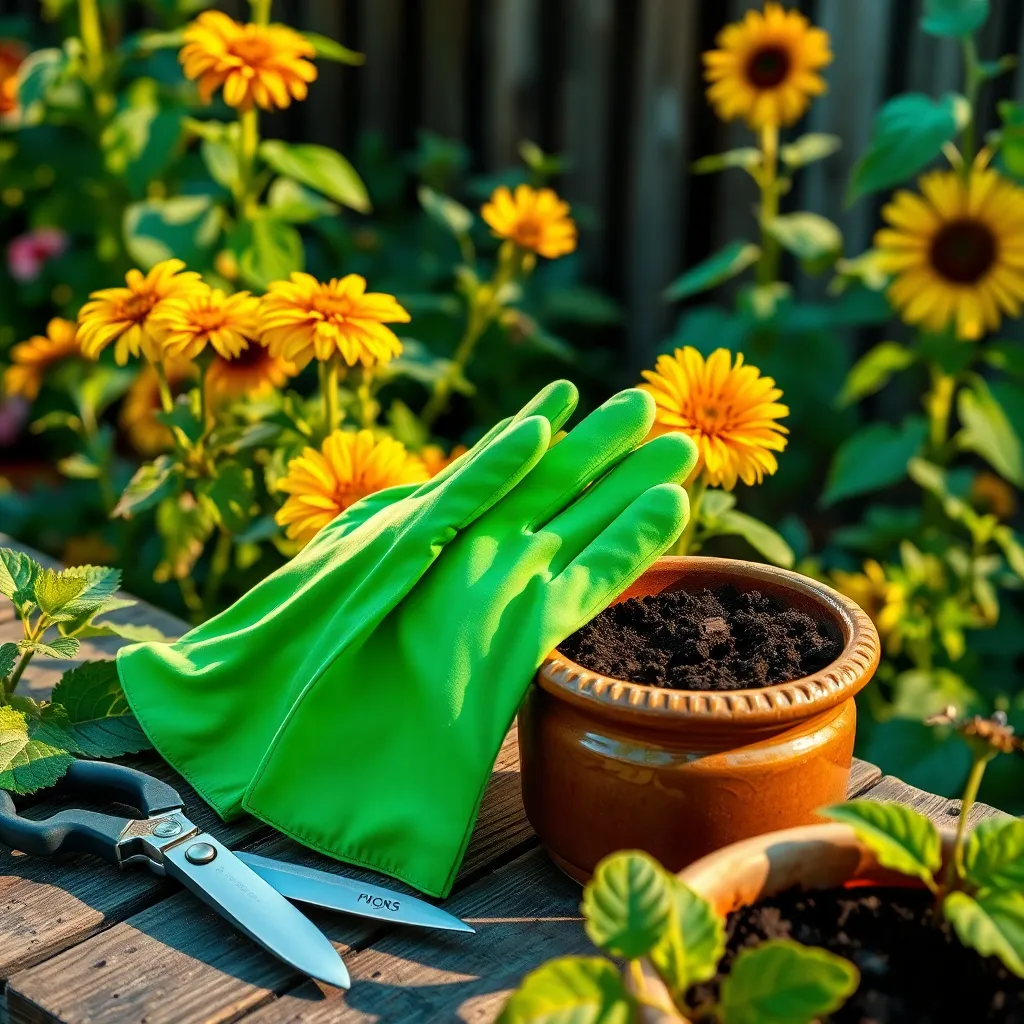 Gardening Gloves (Durable Protection for Hands)