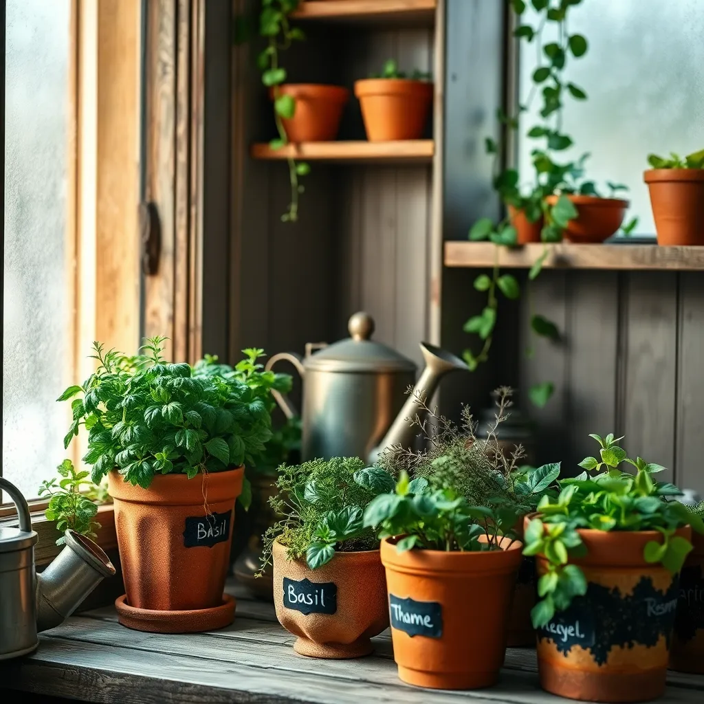 Winter: Designing Indoor Herb Gardens