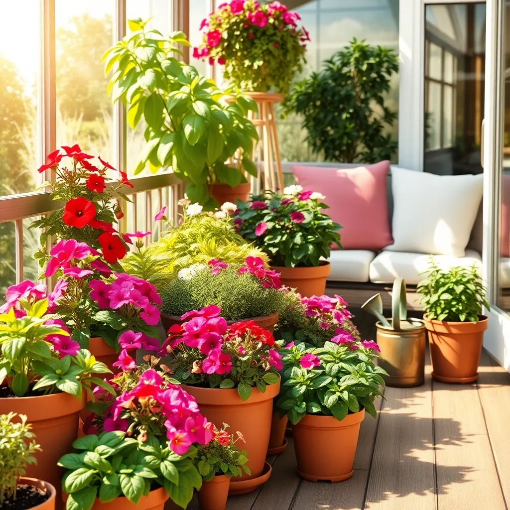 Select Suitable Container Plants
