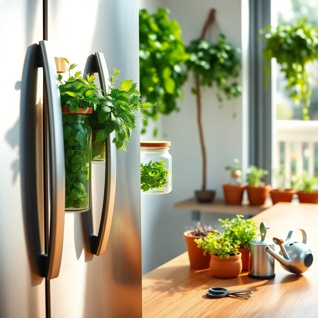 Use Magnetic Containers on Fridge