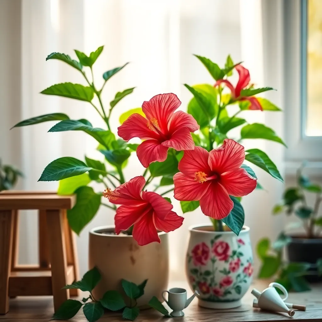 Hibiscus (Hibiscus rosa-sinensis)