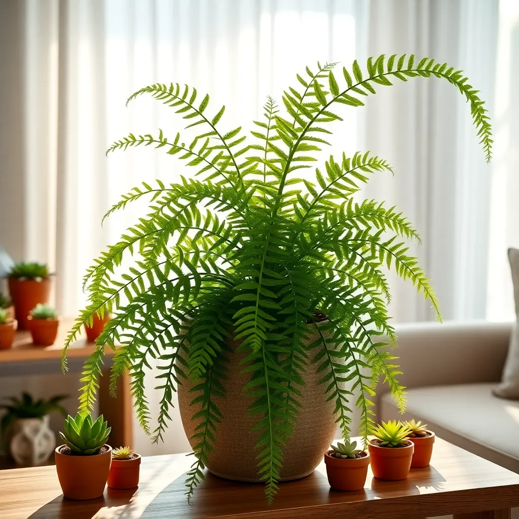 Boston Fern (Nephrolepis exaltata)