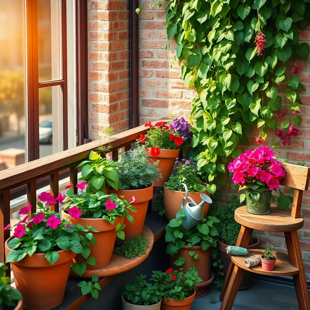 Implement Container Gardening Techniques