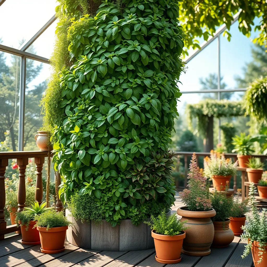 Incorporate Vertical Herb Towers
