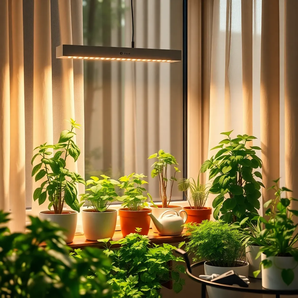LED Grow Lights (Compact Energy-Efficient Solution)