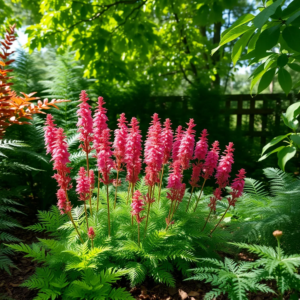 Astilbe (Vibrant Blooms in Dappled Shade)
