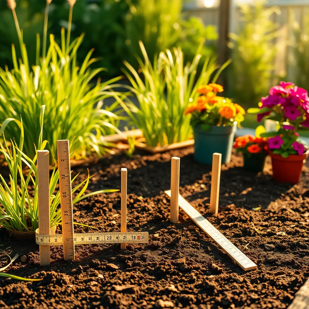 Measure and Assemble Garden Bed