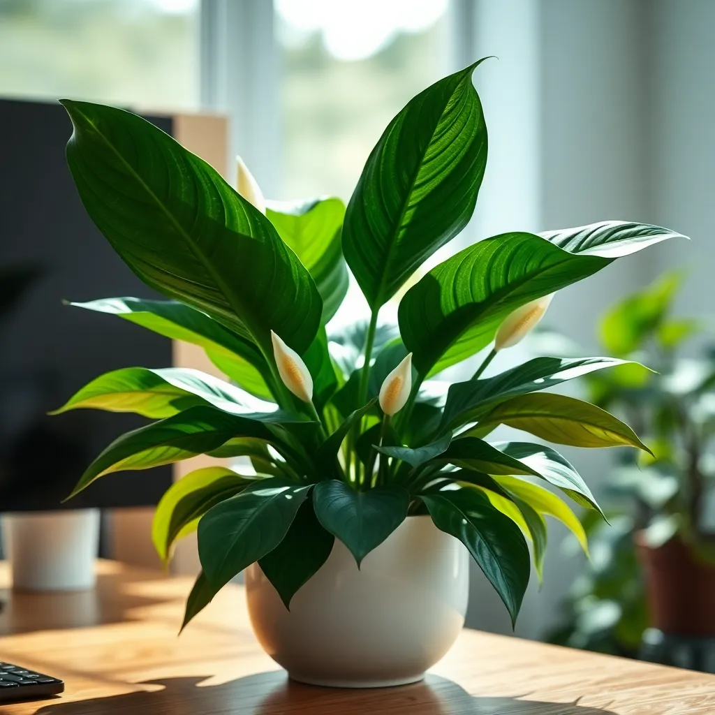 Peace Lily (Low-Maintenance Bloomer)