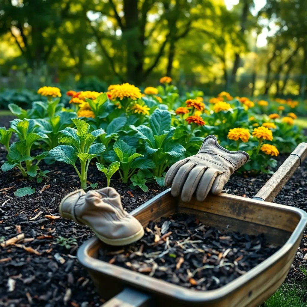 Mulching Techniques (Weed Control and Moisture Retention)