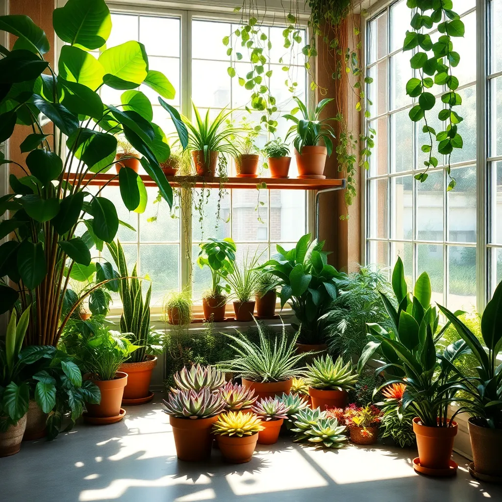 Place Plants Near Natural Light